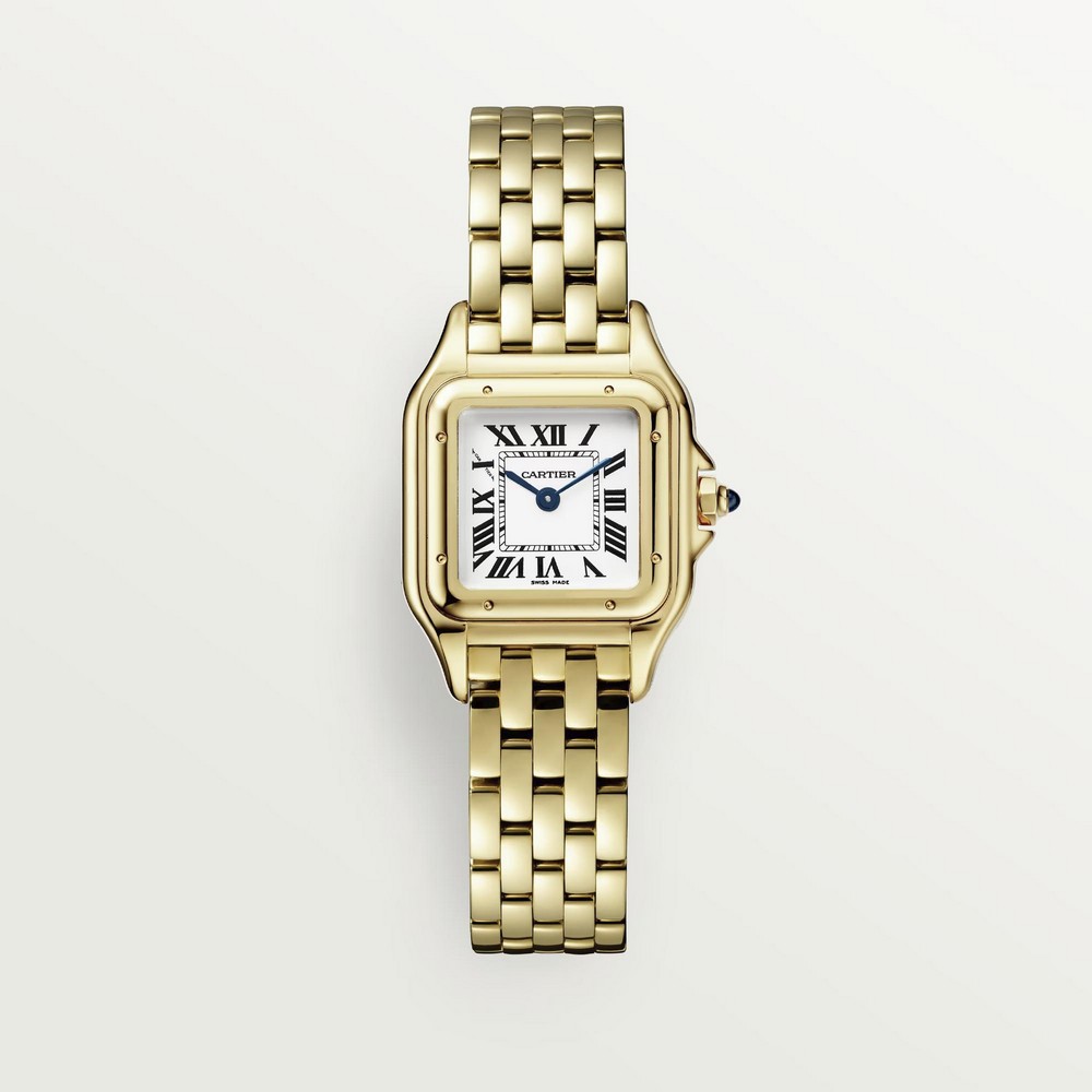 Đồng Hồ Cartier Panthère De Cartier Small Watch Nữ Vàng Trắng